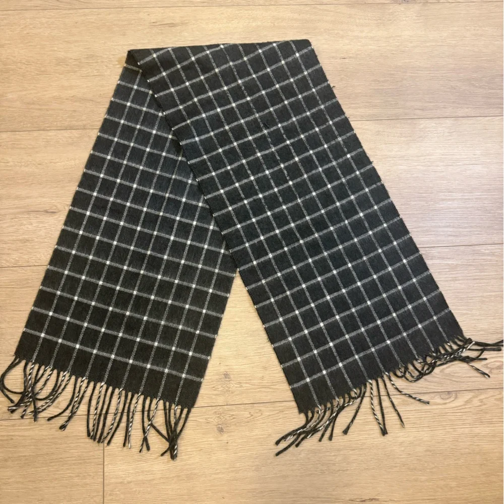 Christian Dior Plaid‎ Winter Scarf
